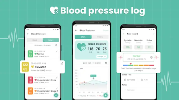 Blood Pressure Diary Bp Log android App screenshot 6